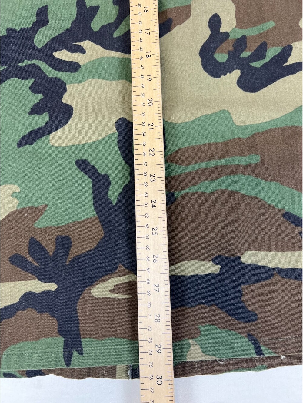 Vintage US BDU Field Shirt Jacket Mens M Regular Woodland Camo Combat - Picture 7 of 9
